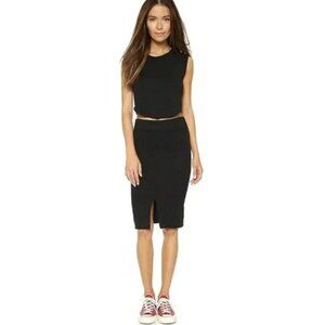 LNA Women's Harley Pencil Skirt High Waist Black Stretch Size Small Minimalist